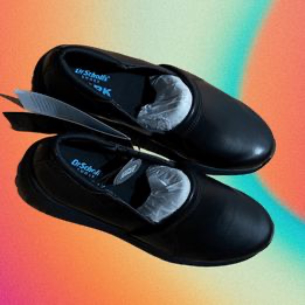 Dr Shcoll’s Womens Dive In Slip Resistant Slip on Work Shoes